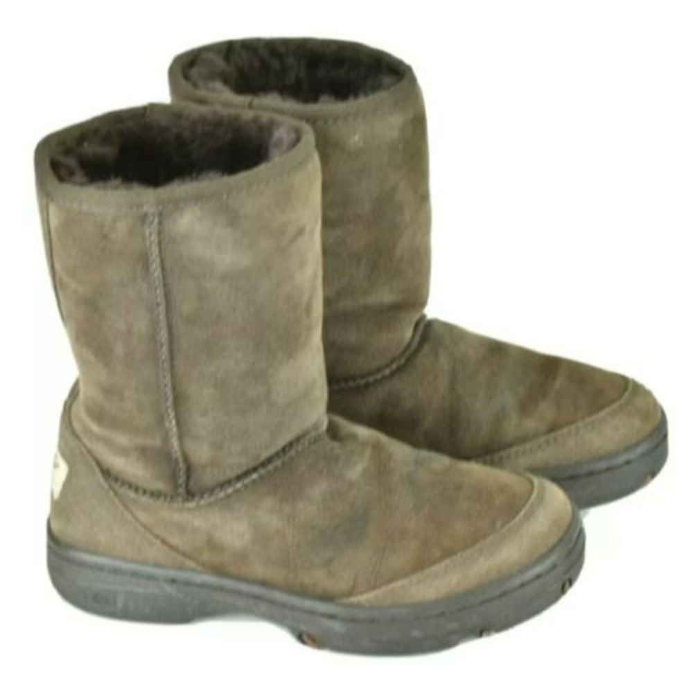 UGG Australia Suede Ultimate Short Boots Women's Size W 6 Style 5275 Brown